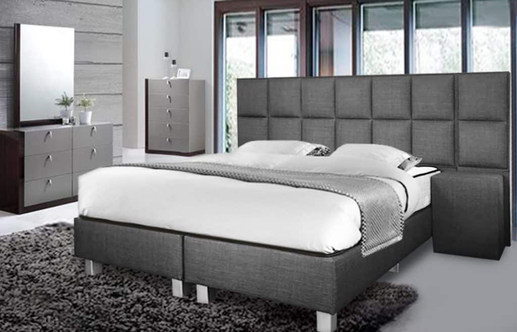 King Boxspring Magnificence Grey koopt u bij BoschBedding