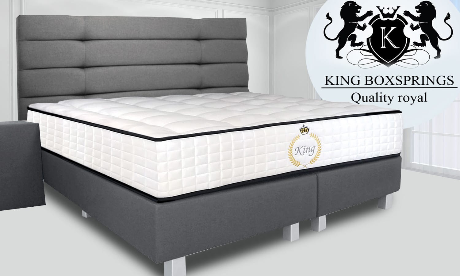 King Boxspring Nordic koopt u bij BoschBedding