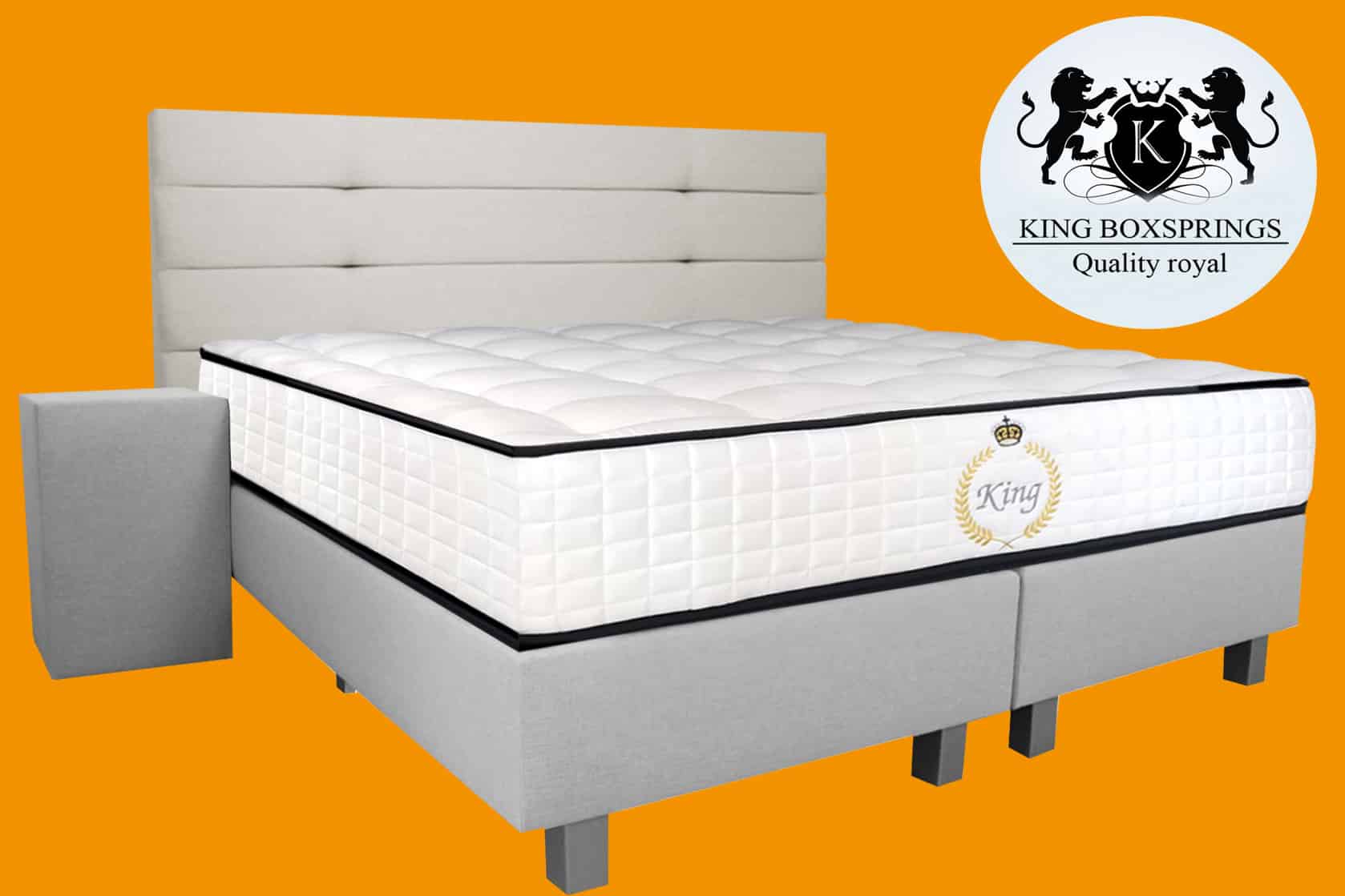 King Boxspring Nordic koopt u bij BoschBedding