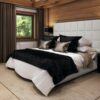 Boxspring Luxury Florence zij- en bovenaanzicht