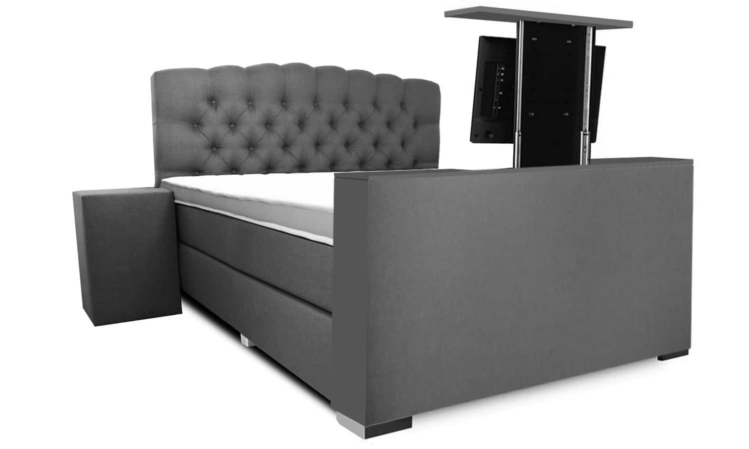 Boxspring Luxury Valencia met TV lift koopt u bij BoschBedding