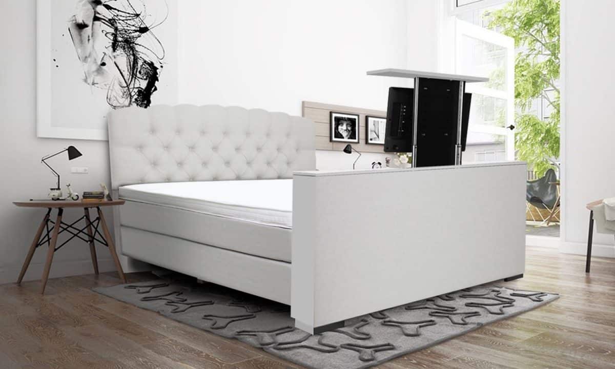 Boxspring Luxury Valencia met TVlift koopt u direct bij Bosch Bedding!
