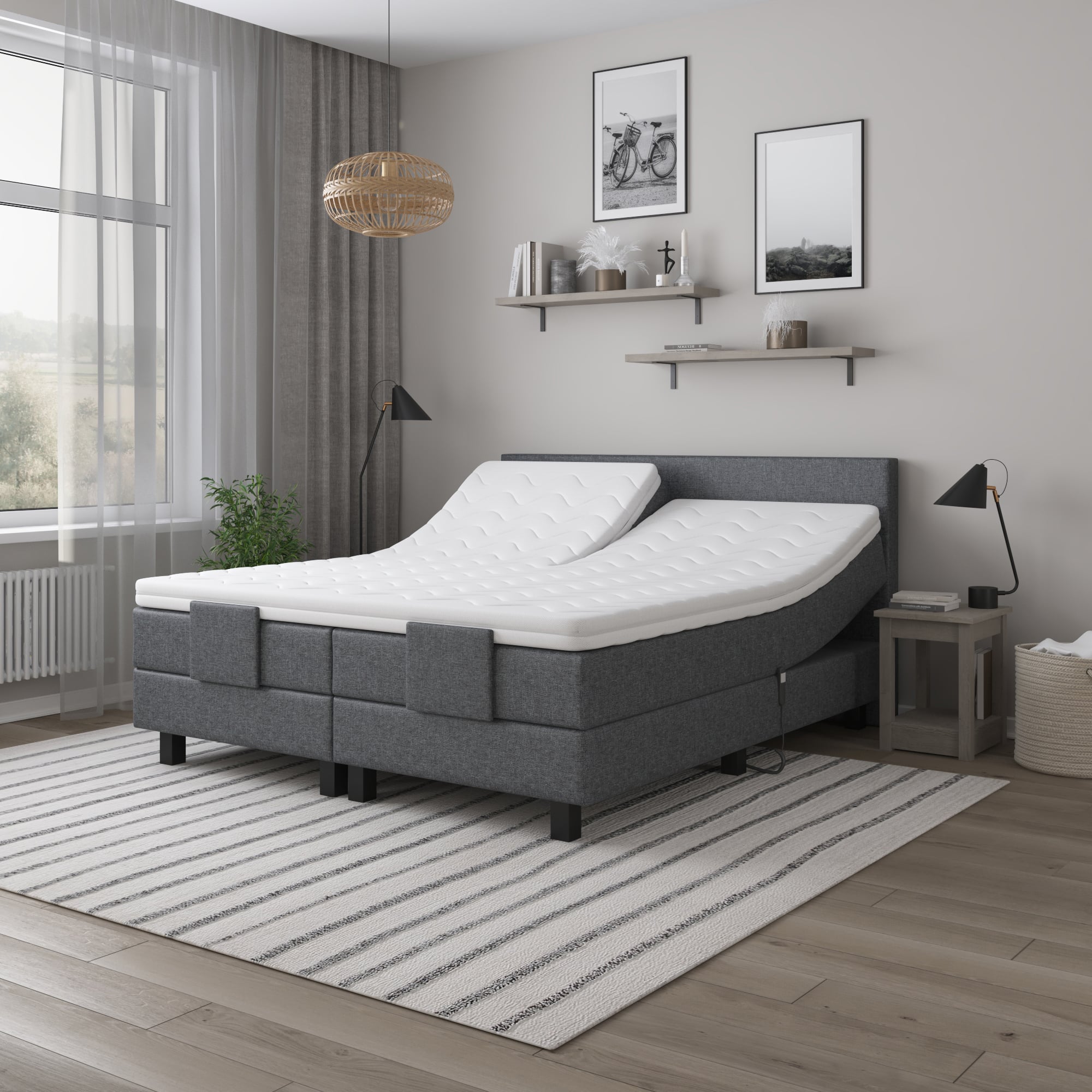 Vader fage Geaccepteerd bolvormig Elektrische boxspring XXL koopt u direct bij Bosch Bedding!