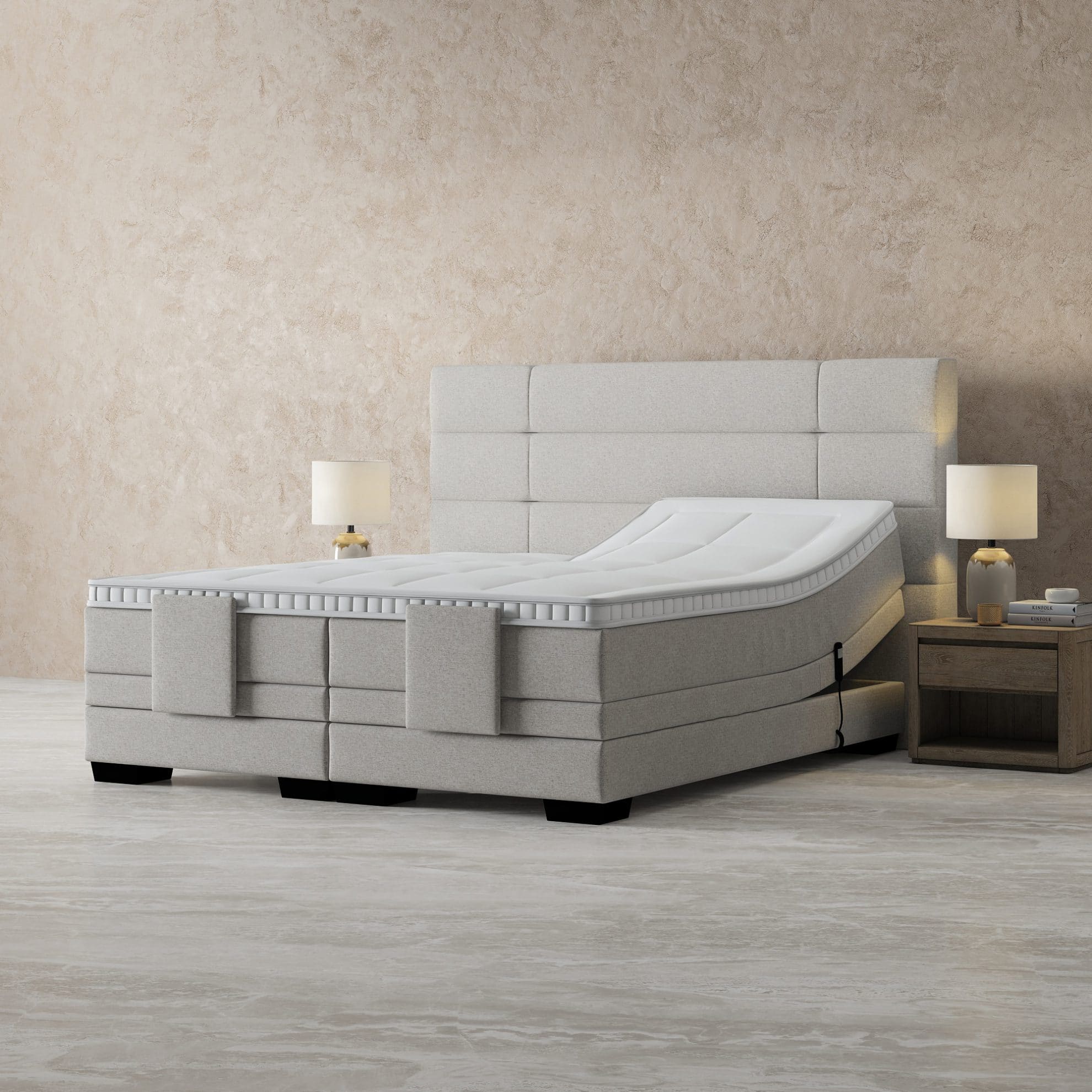 Elektrische boxspring Luxury Monaco koopt u bij BoschBedding
