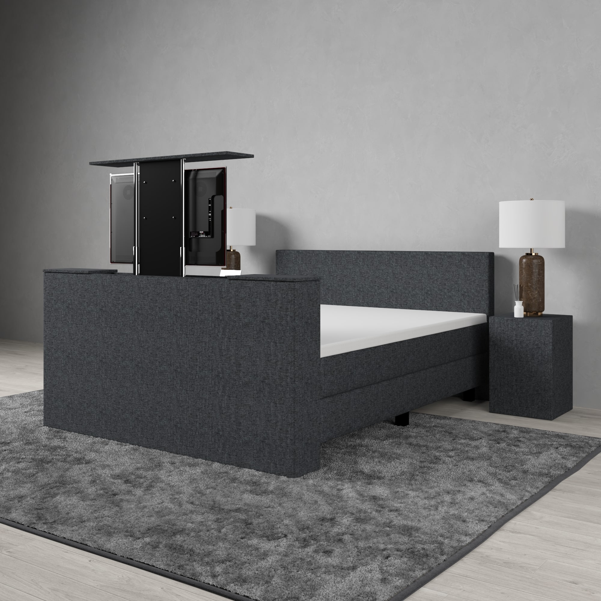 Boxsprings met TV lift Bosch Bedding