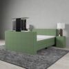 Boxspring XXL met tv-lift groen