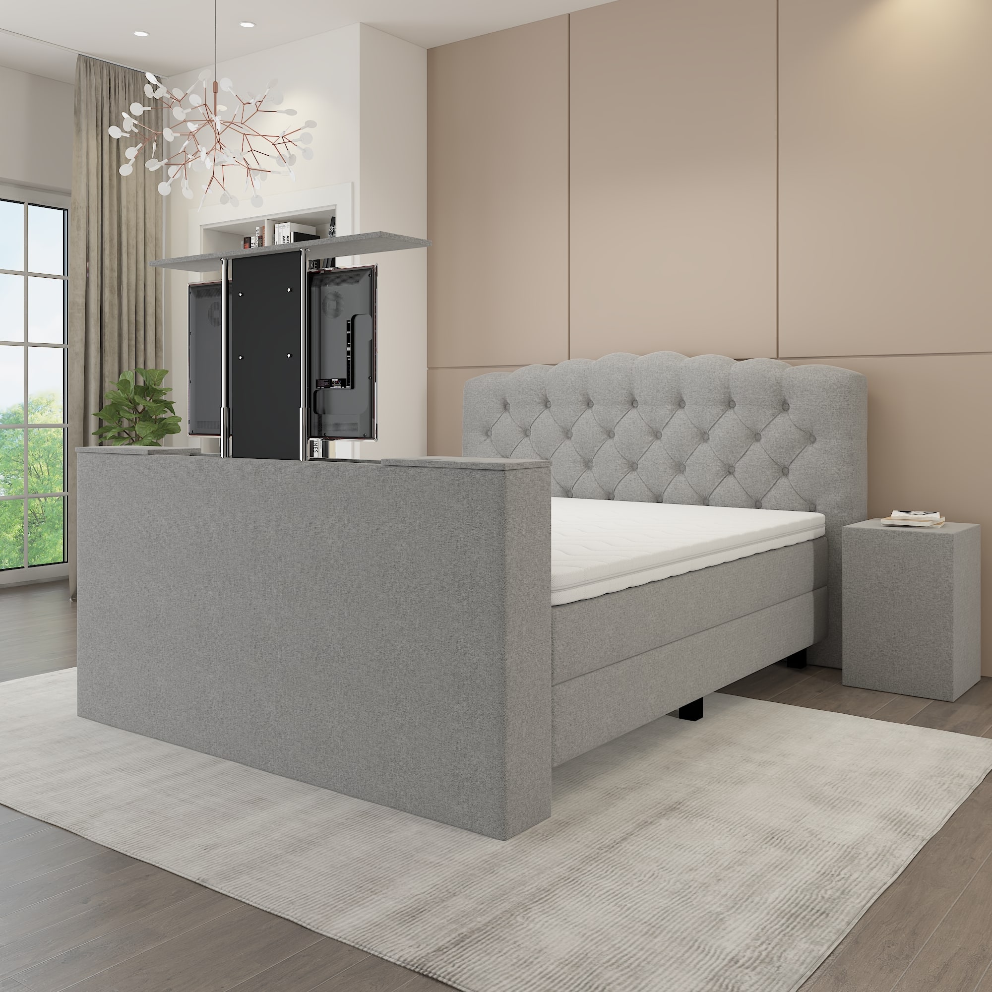 Boxsprings met TV lift Bosch Bedding