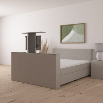 Boxspring BIG met TV-lift in setting