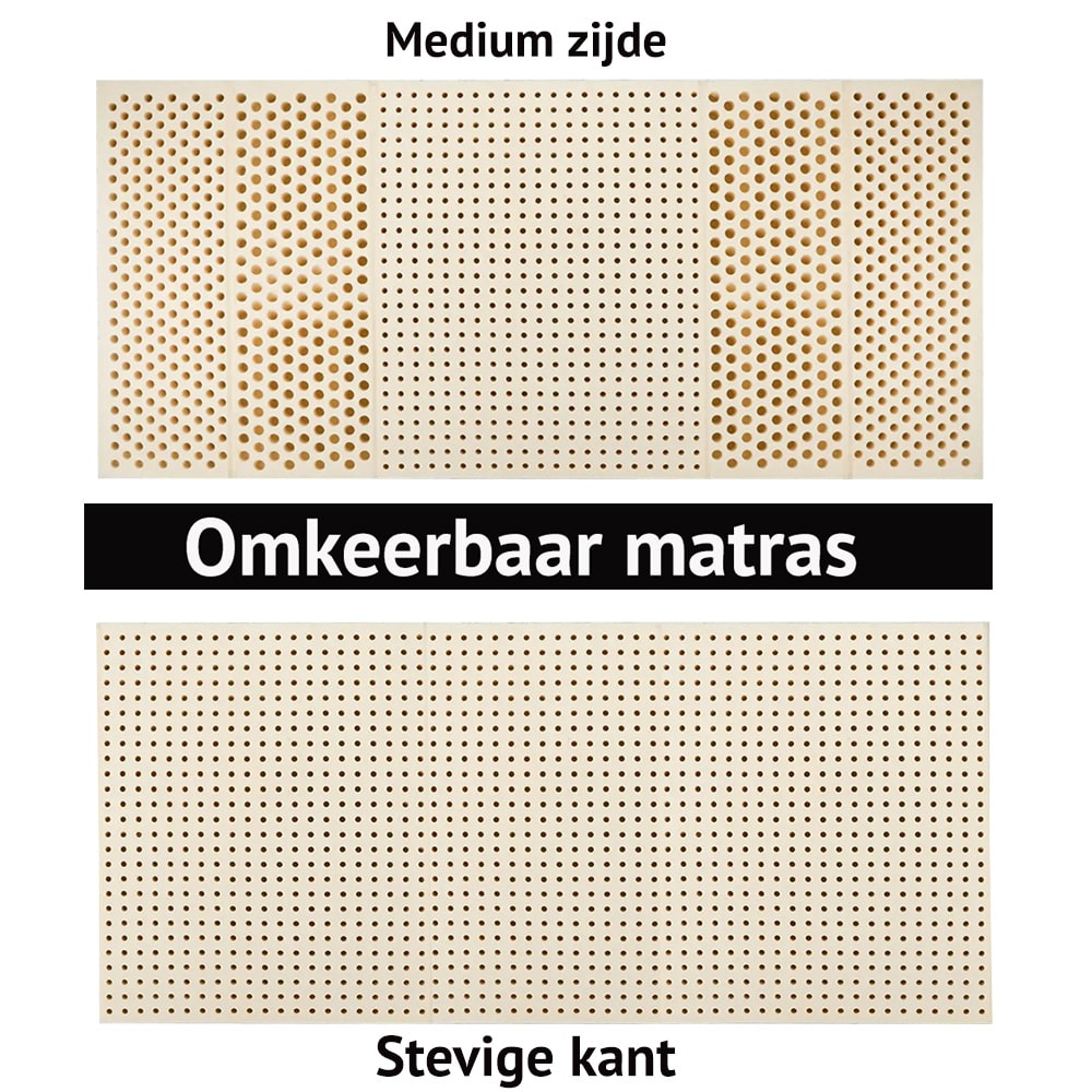 100% natuur Latex Dual matras 24 cm - Afbeelding 2
