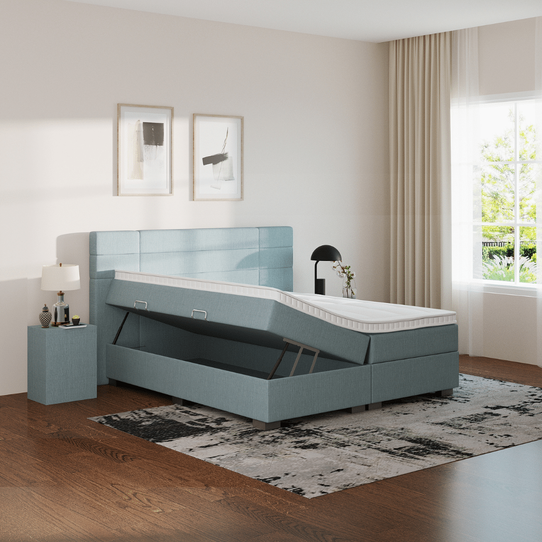 Boxspring Monaco met opbergruimte - Afbeelding 9