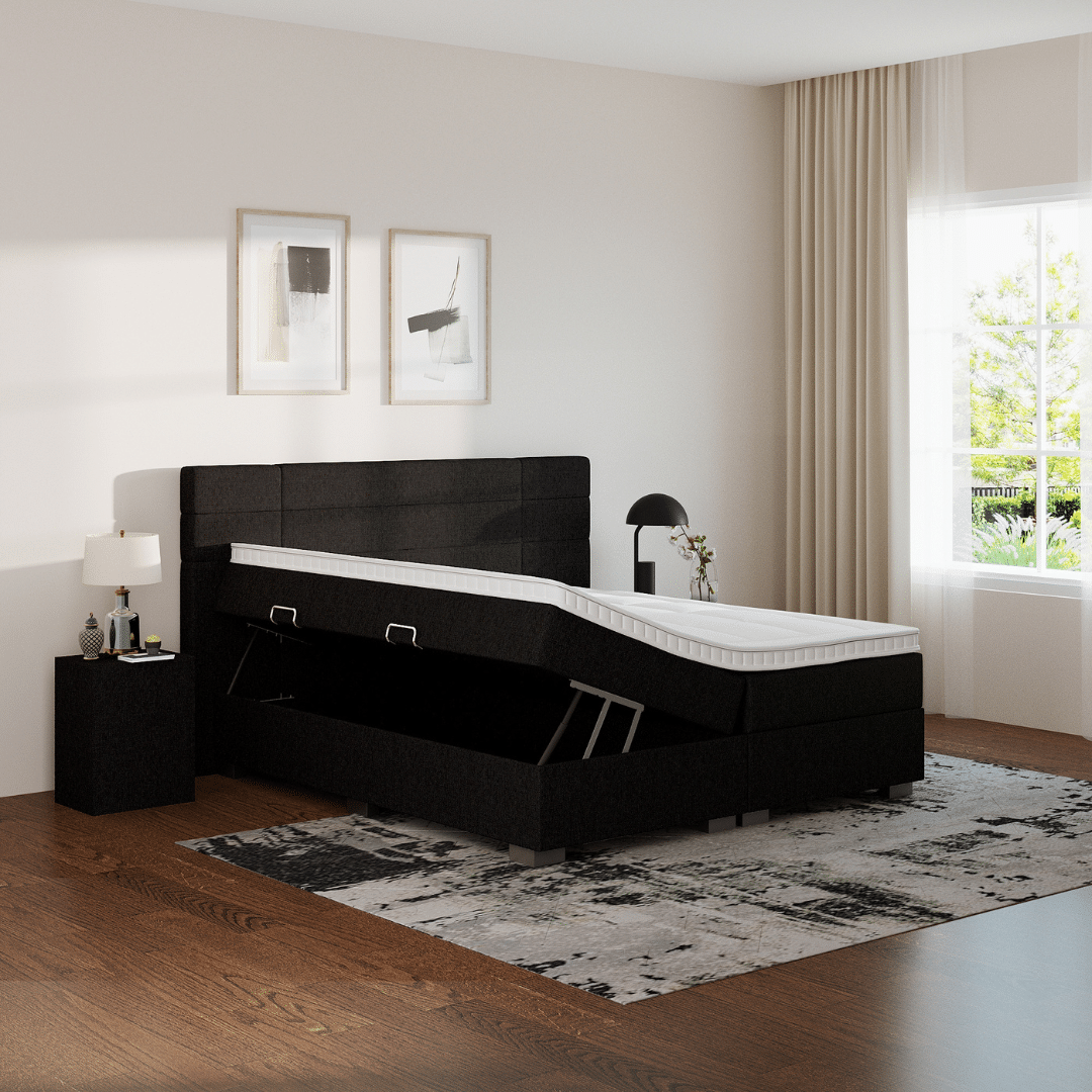 Boxspring Monaco met opbergruimte - Afbeelding 11