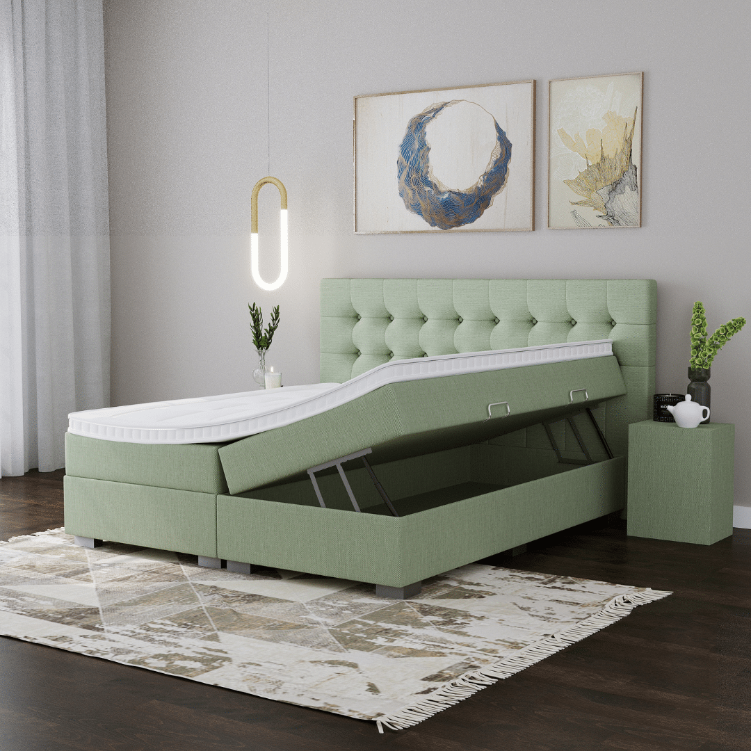 Boxspring Lissabon met opbergruimte - Afbeelding 8