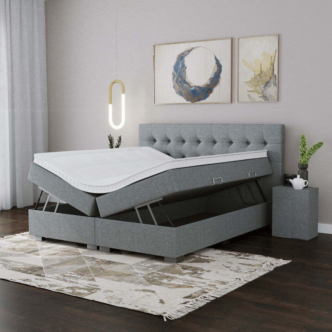 Boxspring Lissabon met opbergruimte - Afbeelding 2