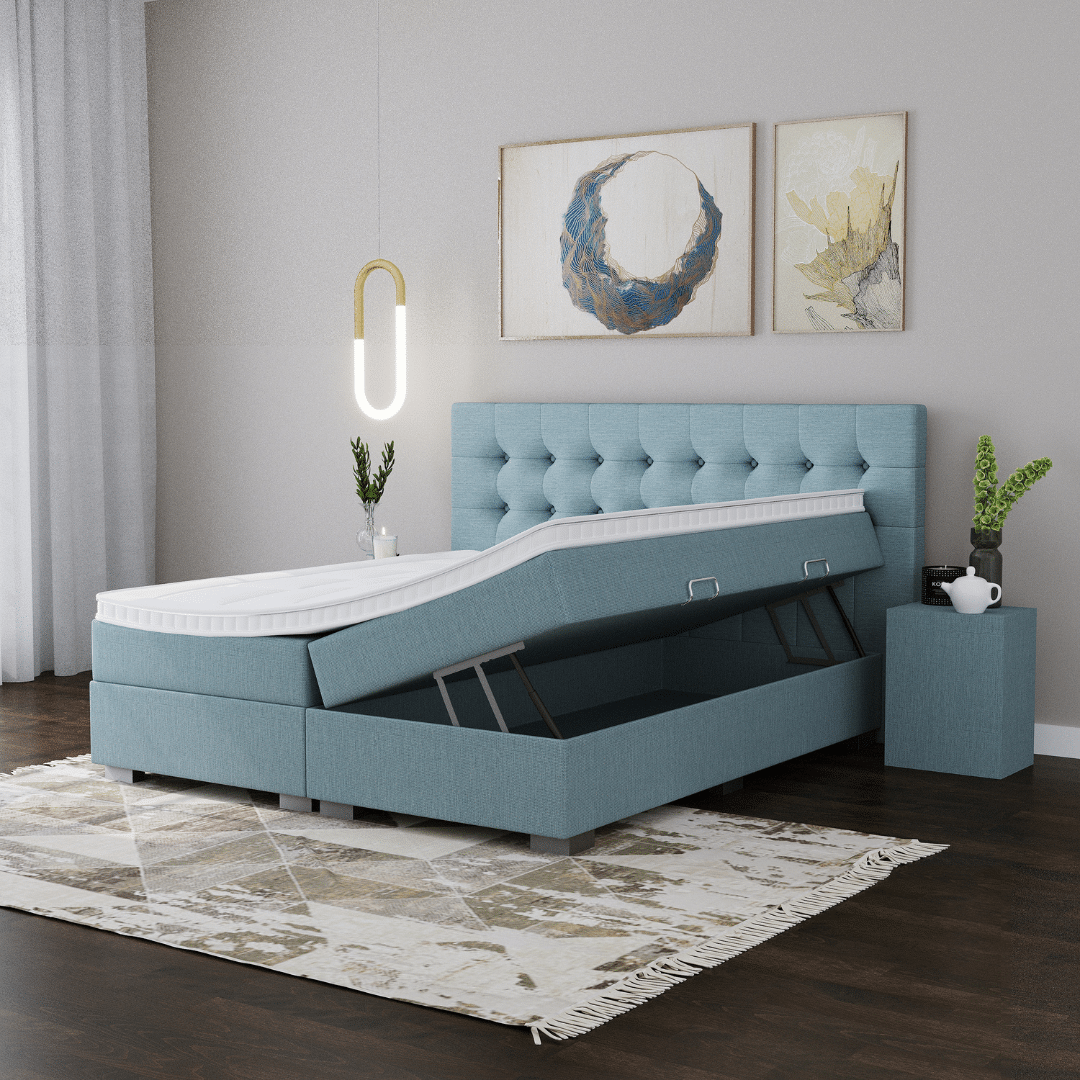 Boxspring Lissabon met opbergruimte - Afbeelding 9