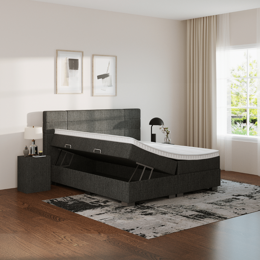 Boxspring Monaco met opbergruimte