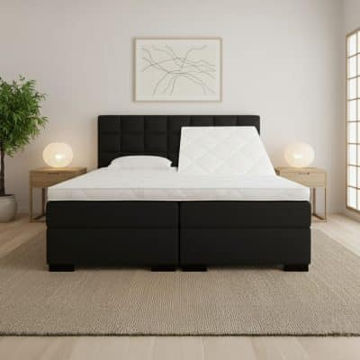 boxspring elektrische luxury florence zwart