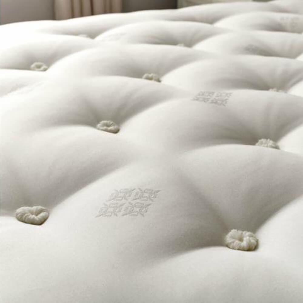 Close-up van bovenkant KING Matras