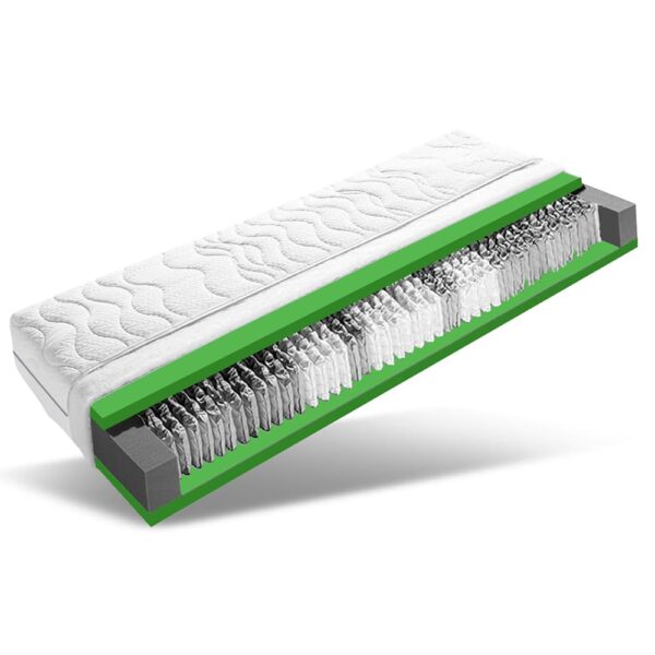 7 zone pocketvering comfortschuim 600 matras