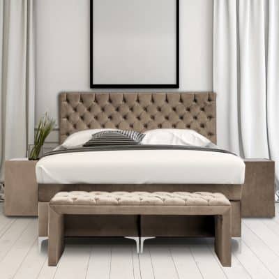 Boxspring barones taupe