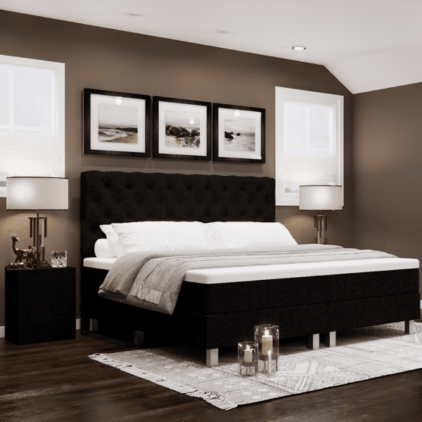 Boxspring XXL Romantic Zwart
