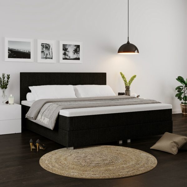 Boxspring aanbieding XXL zwart