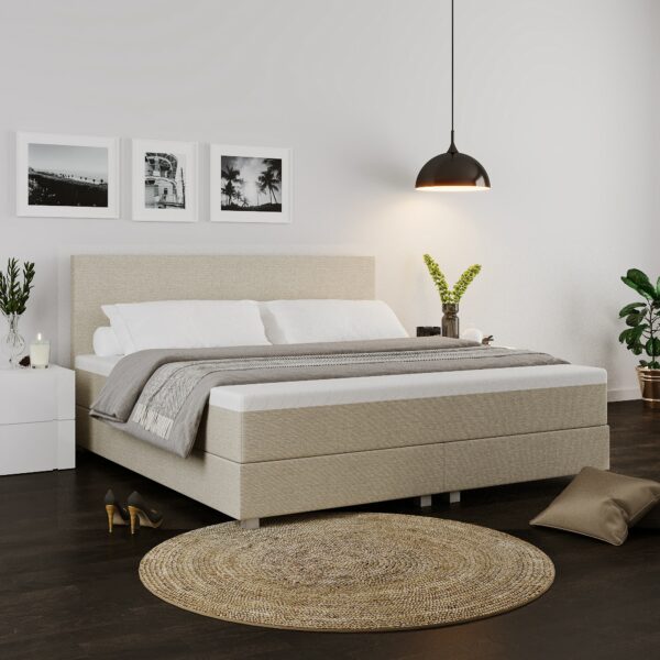 Boxspring aanbieding XXL beige