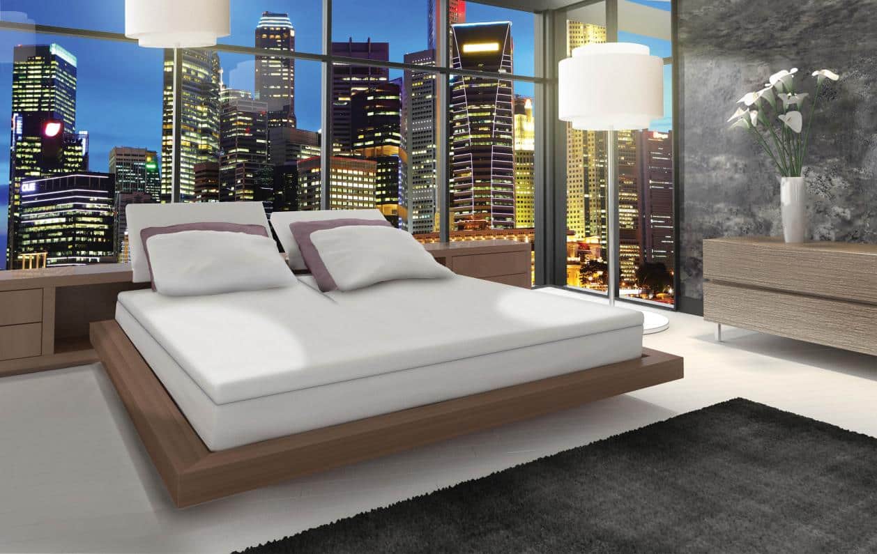 Hotel Home Collection - Split Topper Molton-Stretch -  Wit