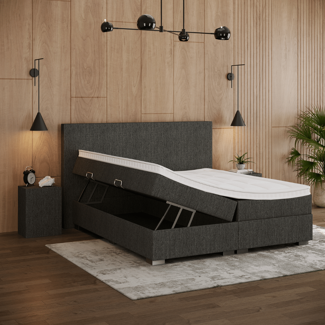 Boxspring Geneve met opbergruimte - Afbeelding 10
