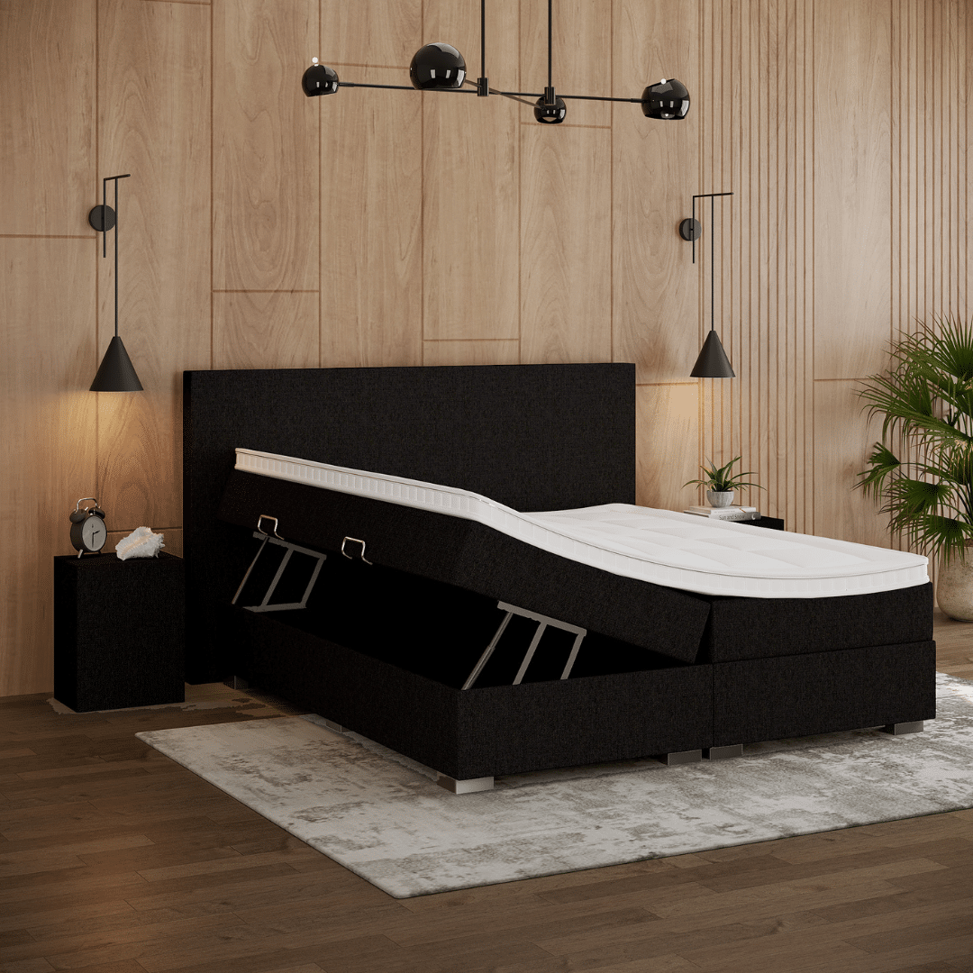 Boxspring Geneve met opbergruimte - Afbeelding 11