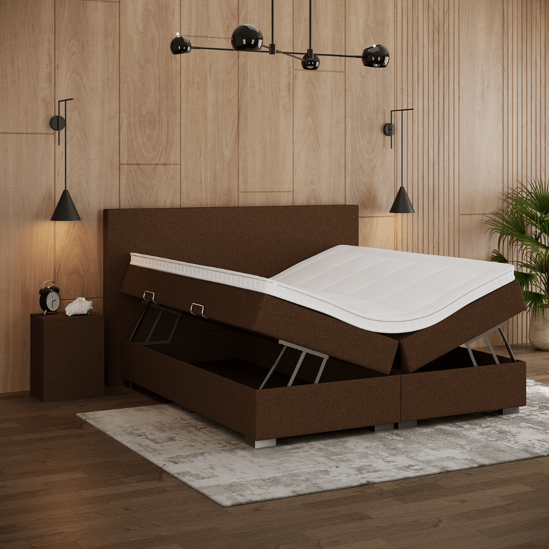 Boxspring Geneve met opbergruimte - Afbeelding 2