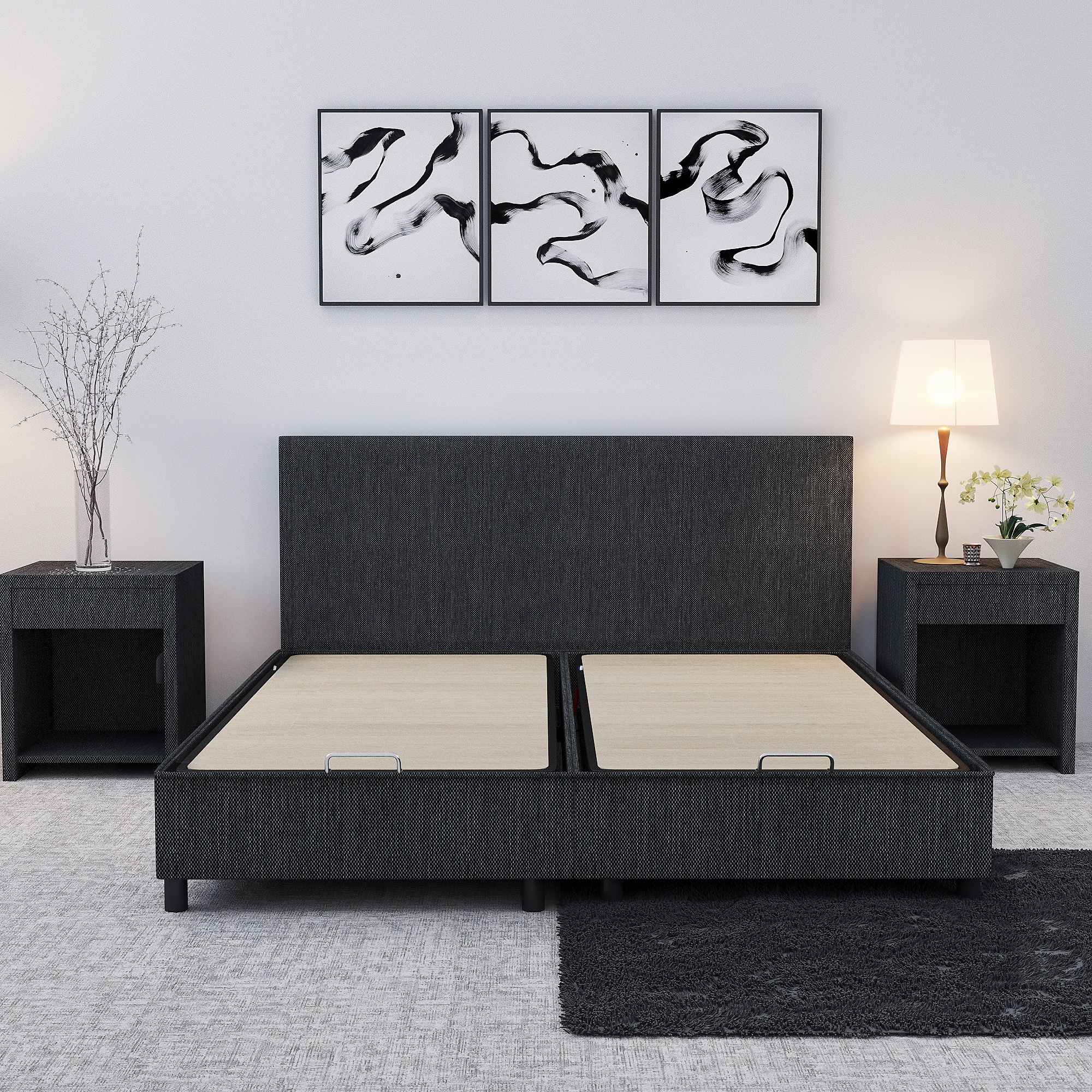 Opbergboxspring UP zonder matras