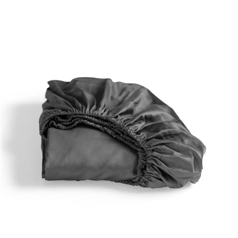 Cinderella Matras Hoeslaken Katoen-Satijn - Antraciet