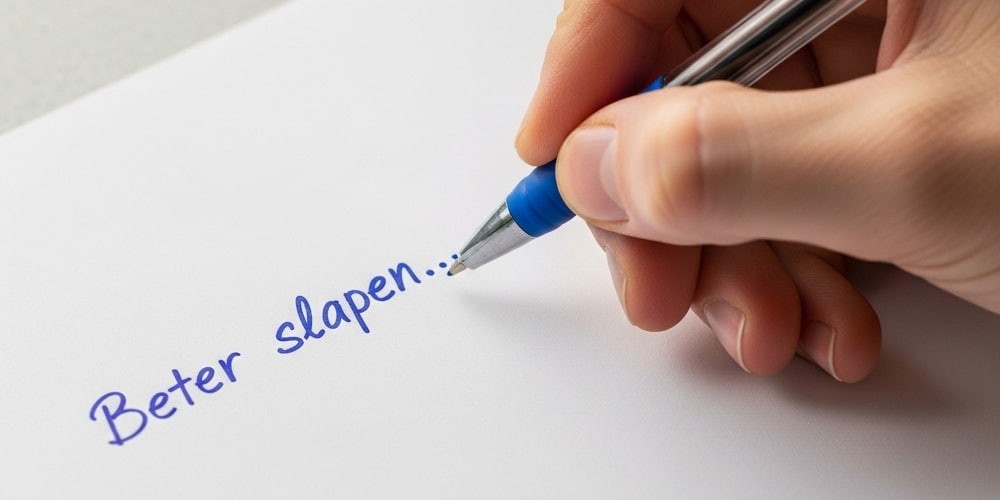 beter slapen
